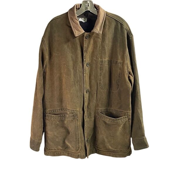 The Territory Ahead Other - THE TERRITORY AHEAD Men’s Lined Barn Chore Jacket Coat Size Medium Brown READ